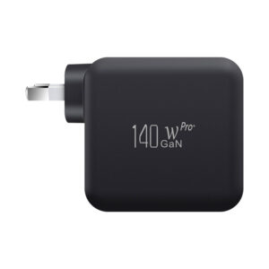 WEP-140-C 140-W-GaN-Ladegerät in Schwarz & Weiß mit EU-, UK-, US-, AU-Stecker