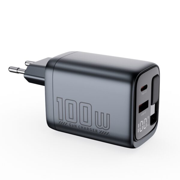 100W GaN Charger with Power Display 100W GaN Charger with Power Display
